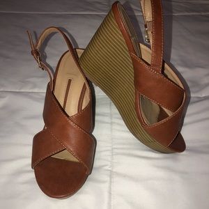 brown high heels